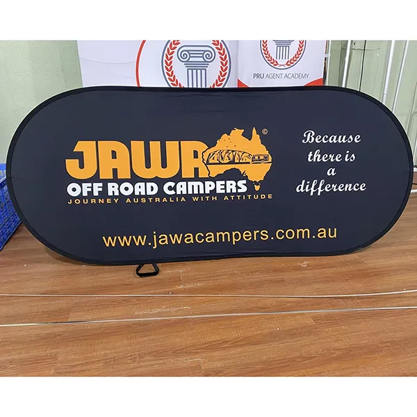 Horizontal Pop Up Banner