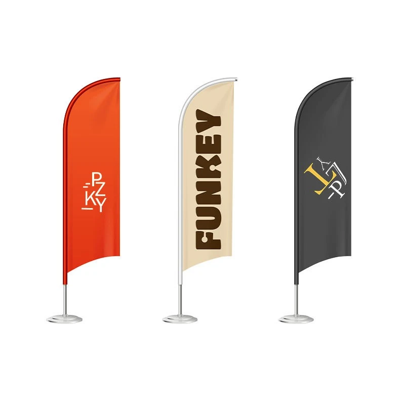 Steagul de plajă cu pene de masă